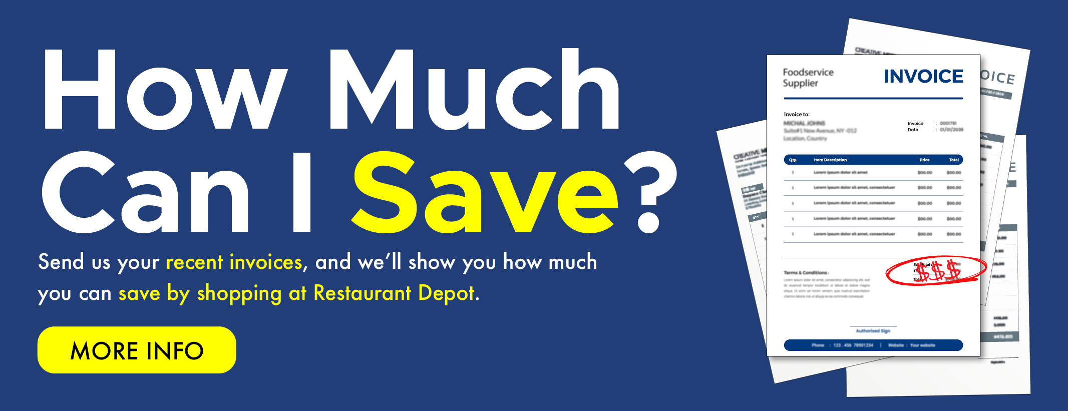 How can I save shopping at Restaurant Depot?